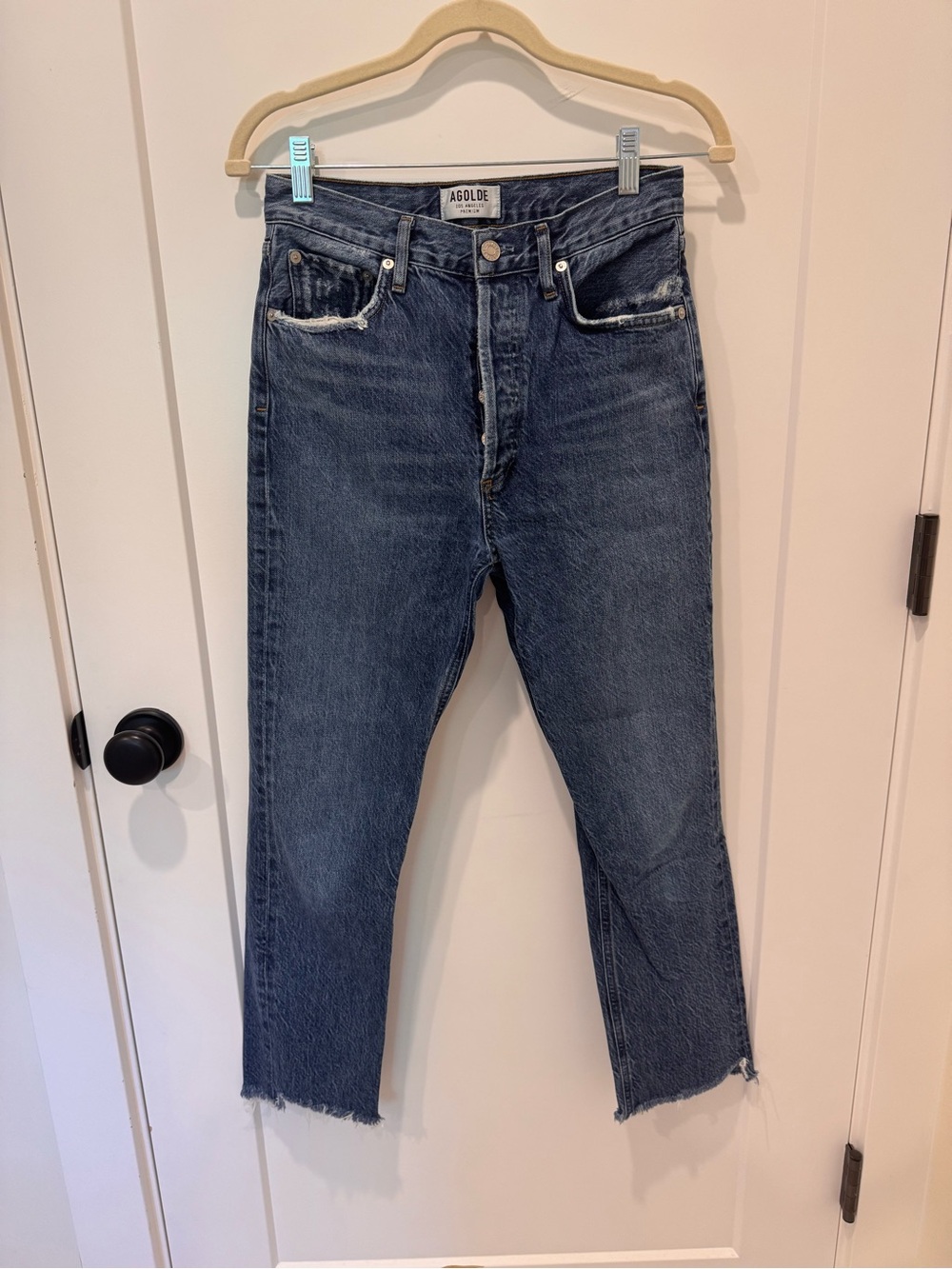 AGOLDE Riley Raw Hem Jeans sz25
